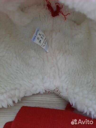 Шапка и шарфик детские унисекс