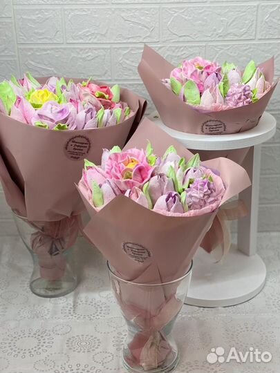 Зефирные букеты на заказ на любой праздник