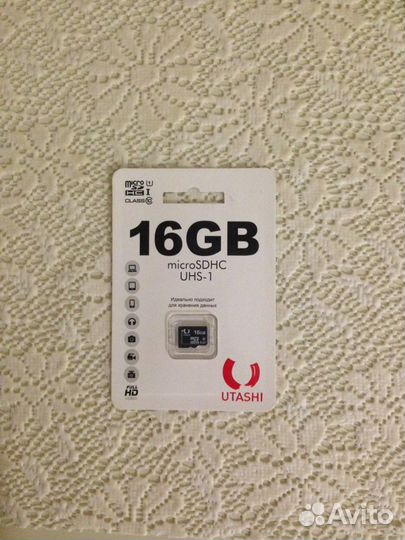 Micro sdhc карта памяти 16 Гб