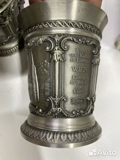 Бокал металлический коллекционный