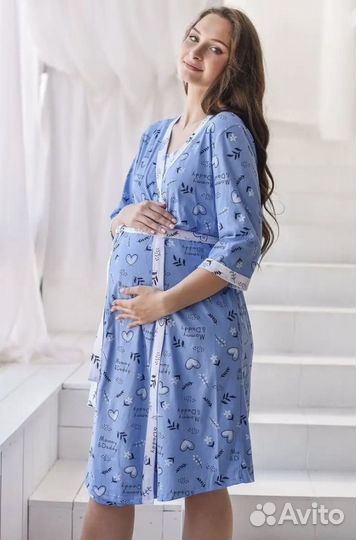 Халат и сорочка для беременных