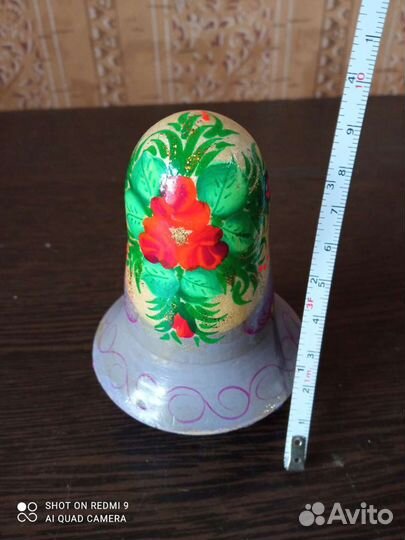 Матрешка-неваляшка, деревянный сувенир