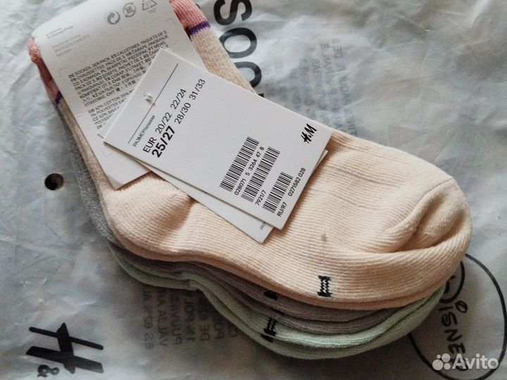 Носки h&m для девочки 25-27 размер