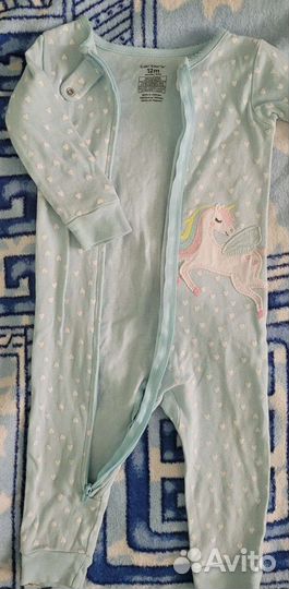 Слип, пижама carter's