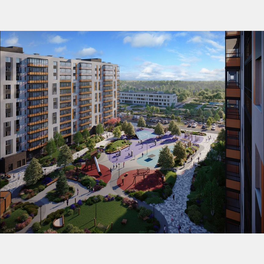 1-к. квартира, 30,6 м², 1/12 эт.