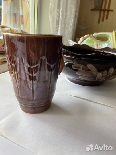 Керамические вазы и кружки СССР