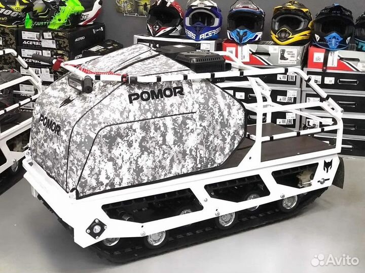 Мотобуксировщик Pomor M-500 K-20 PRO реверс