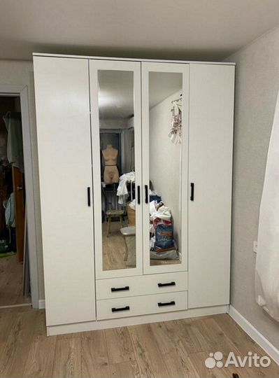 Шкаф квадро Белый гладкий