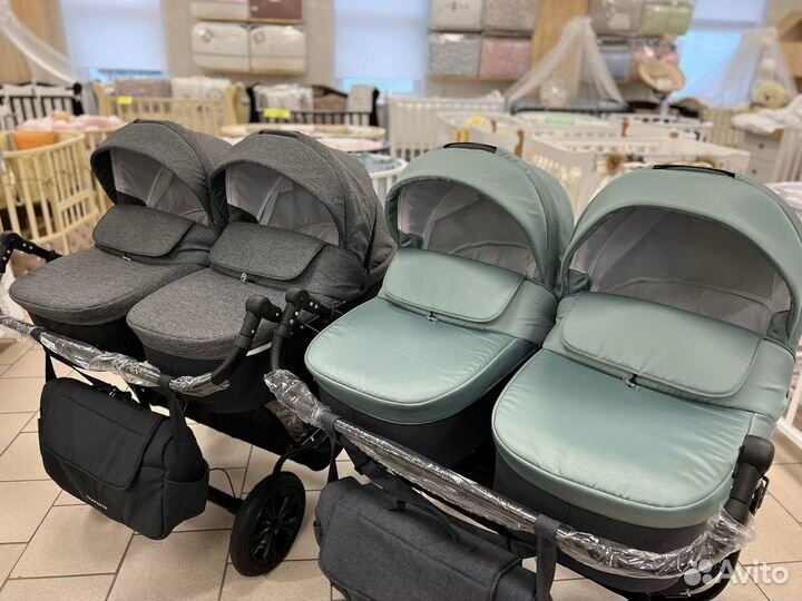 Коляска для двойни 2 в 1