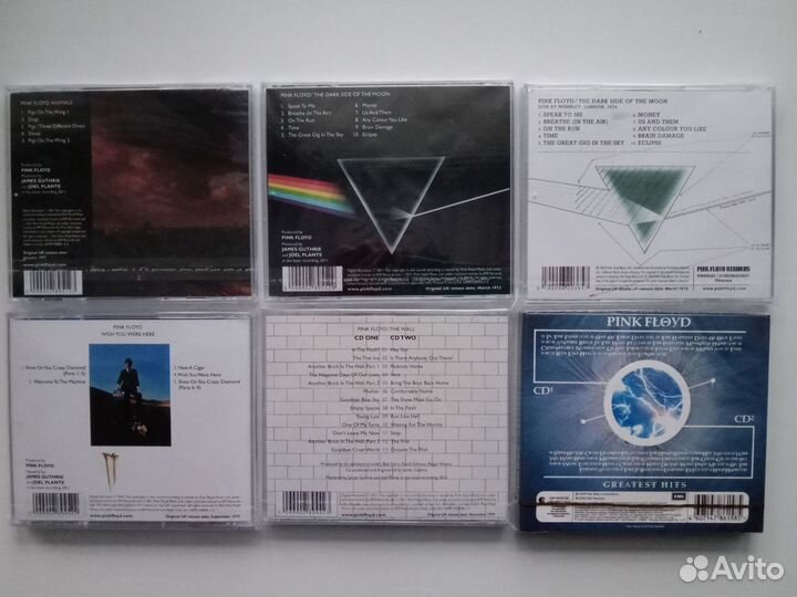 CD Pink Floyd в ассортименте