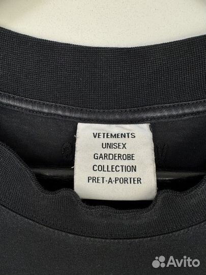 Vetements футболка оригинал