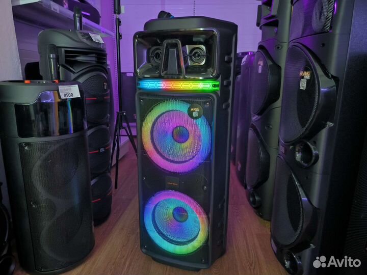 Большая блютуз колонка с мощным Бассом