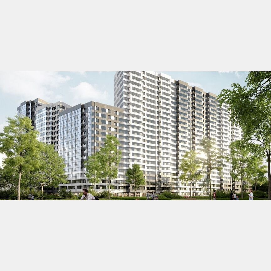 1-к. квартира, 42,9 м², 21/24 эт.