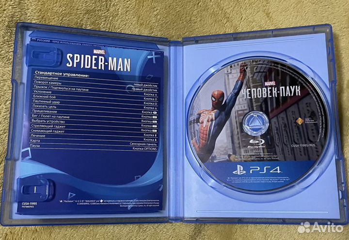 Игра для ps4 Человек паук