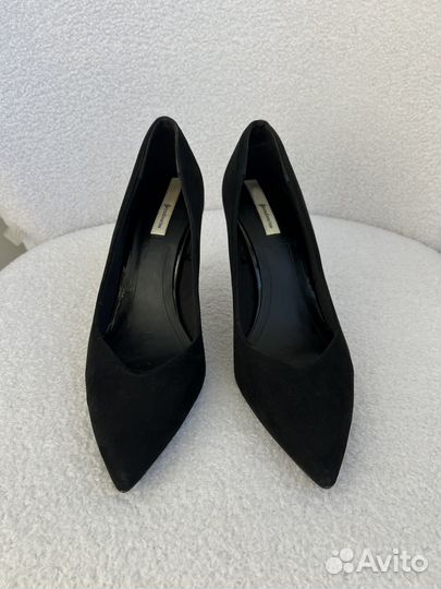 Туфли лодочки замшевые Stradivarius