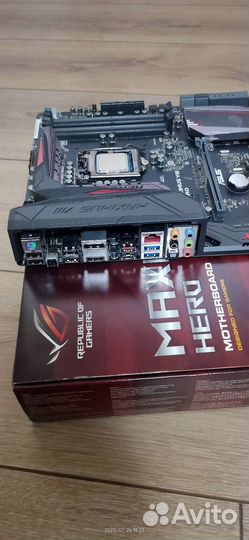 Материнская плата maximums hero Процесер i7 6700K