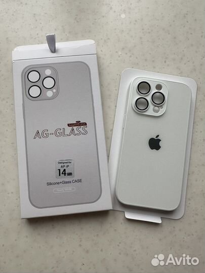 Стеклянный чехол Apple iPhone 14 Pro