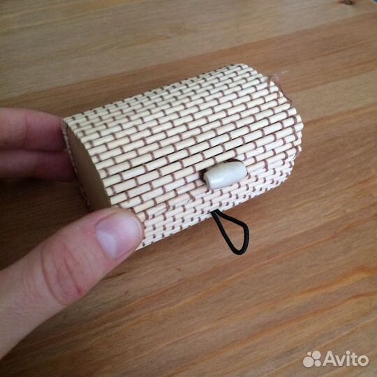 Подарочная деревянная коробочка-сундучок