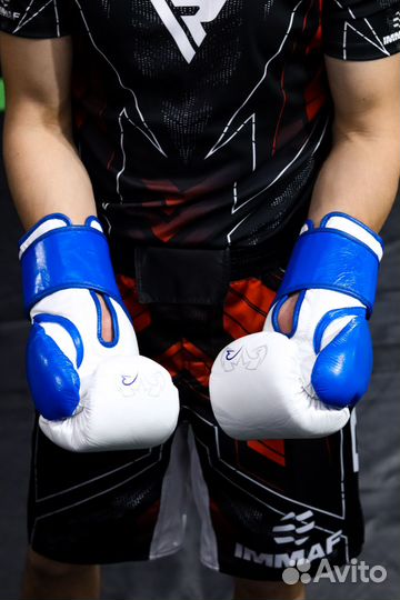 Боксерские перчатки Rival RFX Blue