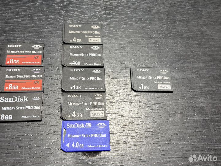 Карта памяти PSP Memory Stick Pro Duo