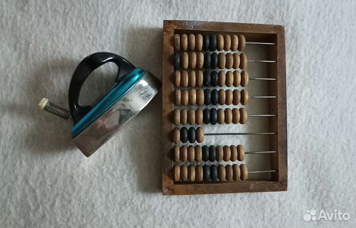 Счеты детские, утюжок детский СССР