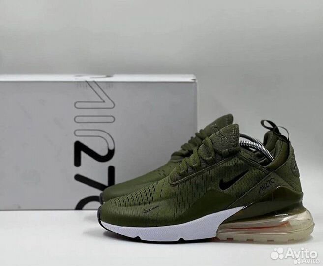 Nike air max 270 зелёные бел. подошва разм. 45