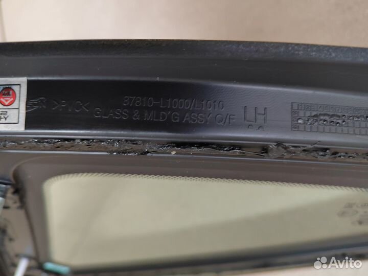 Форточка левая задняя Hyundai Sonata DN8