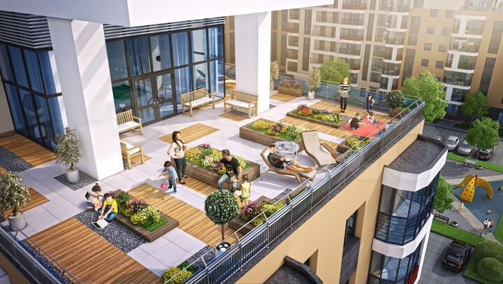 1-к. квартира, 41,2 м², 3/12 эт.