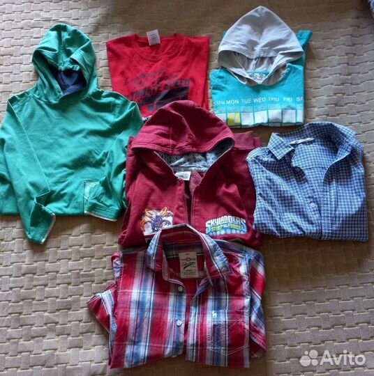 Вещи пакетом на мальчика 122-128 рост