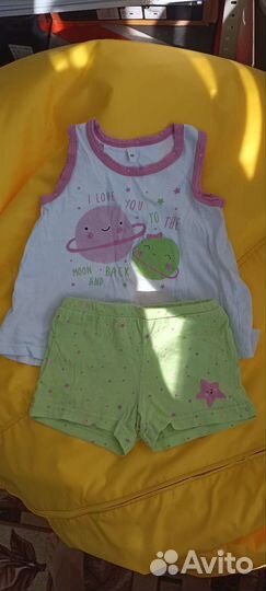 Пакет детских вещей для девочки 74-80