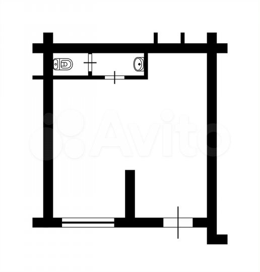Торгово-офисное помещение на первом этаже, 41.1 м²