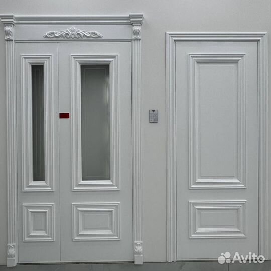 Двери межкомнатные белые