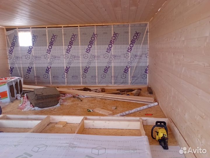 Каркасный садовые дом 6х8м с верандой для сезонног