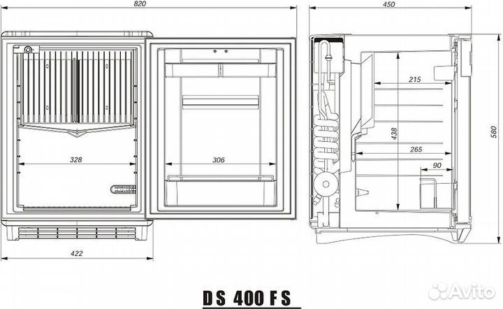 Новый мини-холодильник Dometic DS400 EU