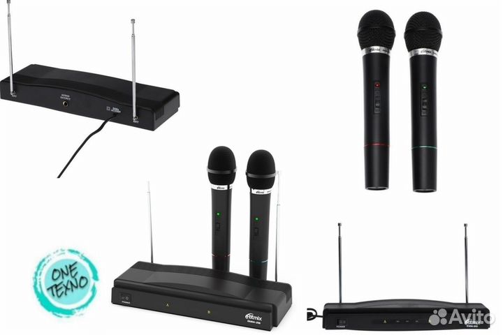 Беспроводная микрофон.система