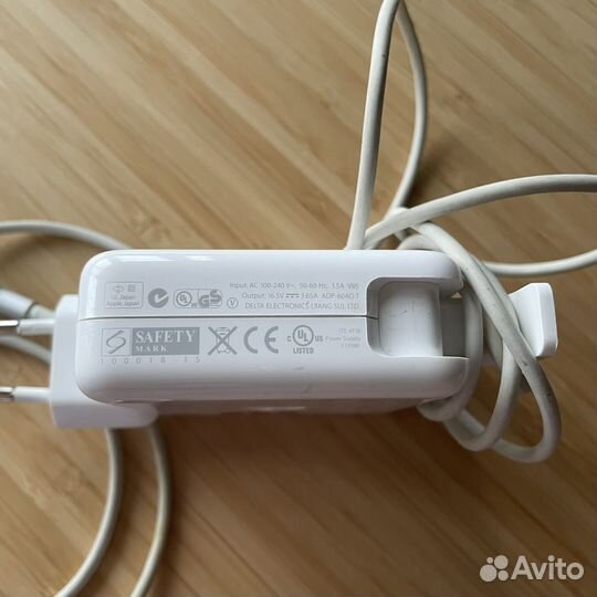 Magsafe power adapter 60w a1344 оригинал