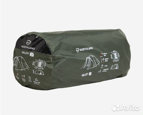 Палатка 3-местная Northland Valley Luxe 3
