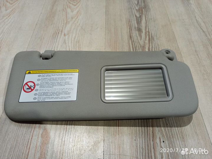 Козырек солнцезащитный Kia picanto 2 Прав