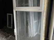 Пластиковые окна 185(в)х99(ш) темно коричневые