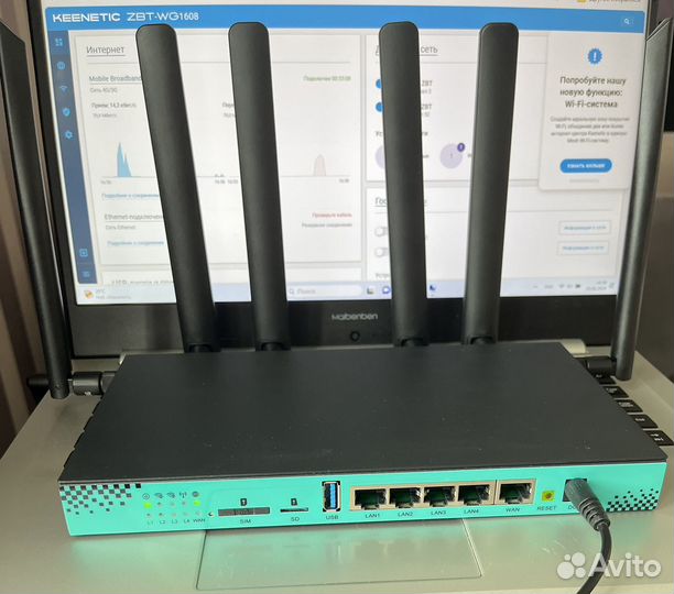 3G/4G/5G WiFi роутер zbtwg1608 с модемом T99W175