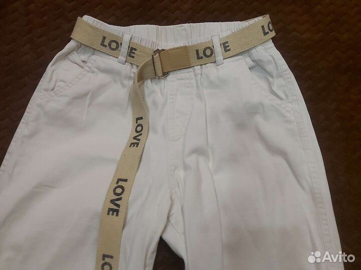 Летние брюки для девочки 140-152