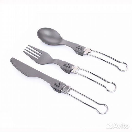 Ложка вилка походные из титана