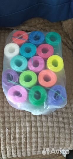 Нитки для вязания мочалок