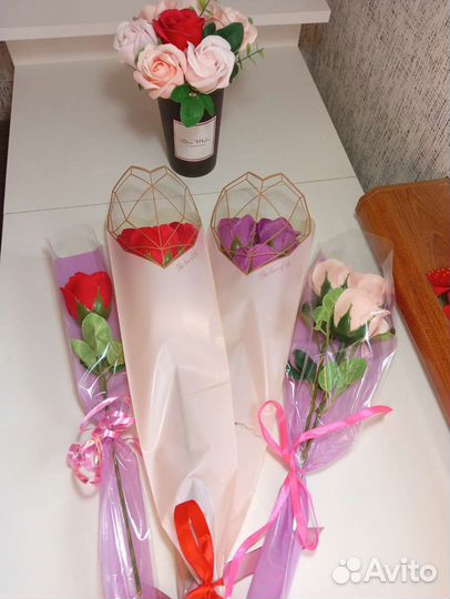 Букет из мыла