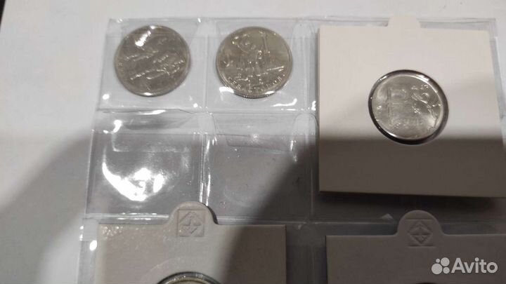 Монеты юбилейные россии разные для коллекции unc