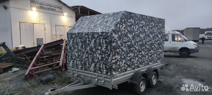 Прицеп легковой двухосный мзса