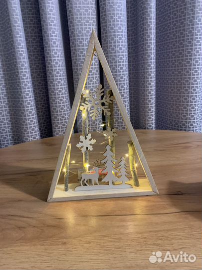 Новогоднее украшение с подсветкой