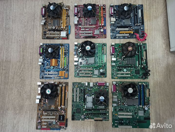 Материнская плата в комплекте 775 socket