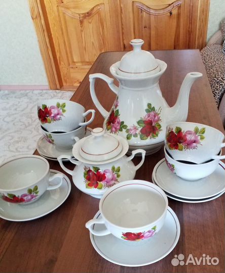 Сервиз чайный новый дулёво
