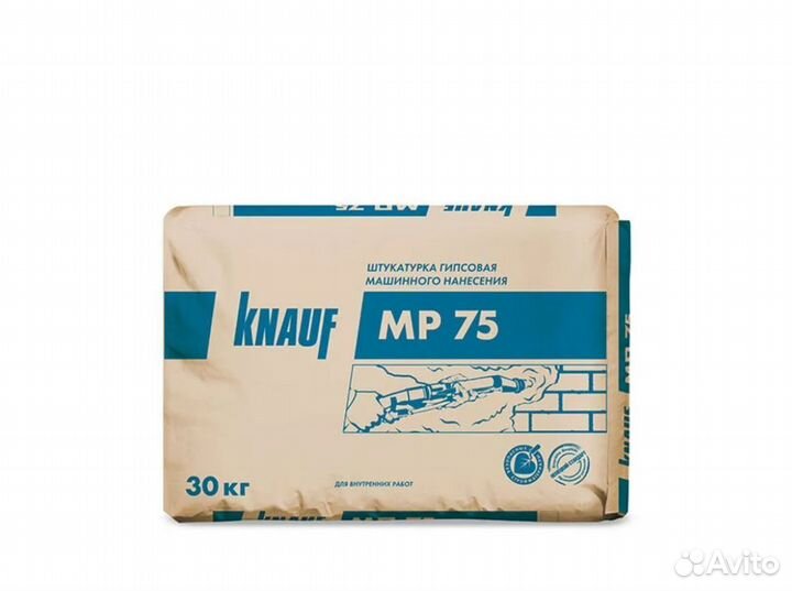 Штукатурка гипсовая Knauf mp75